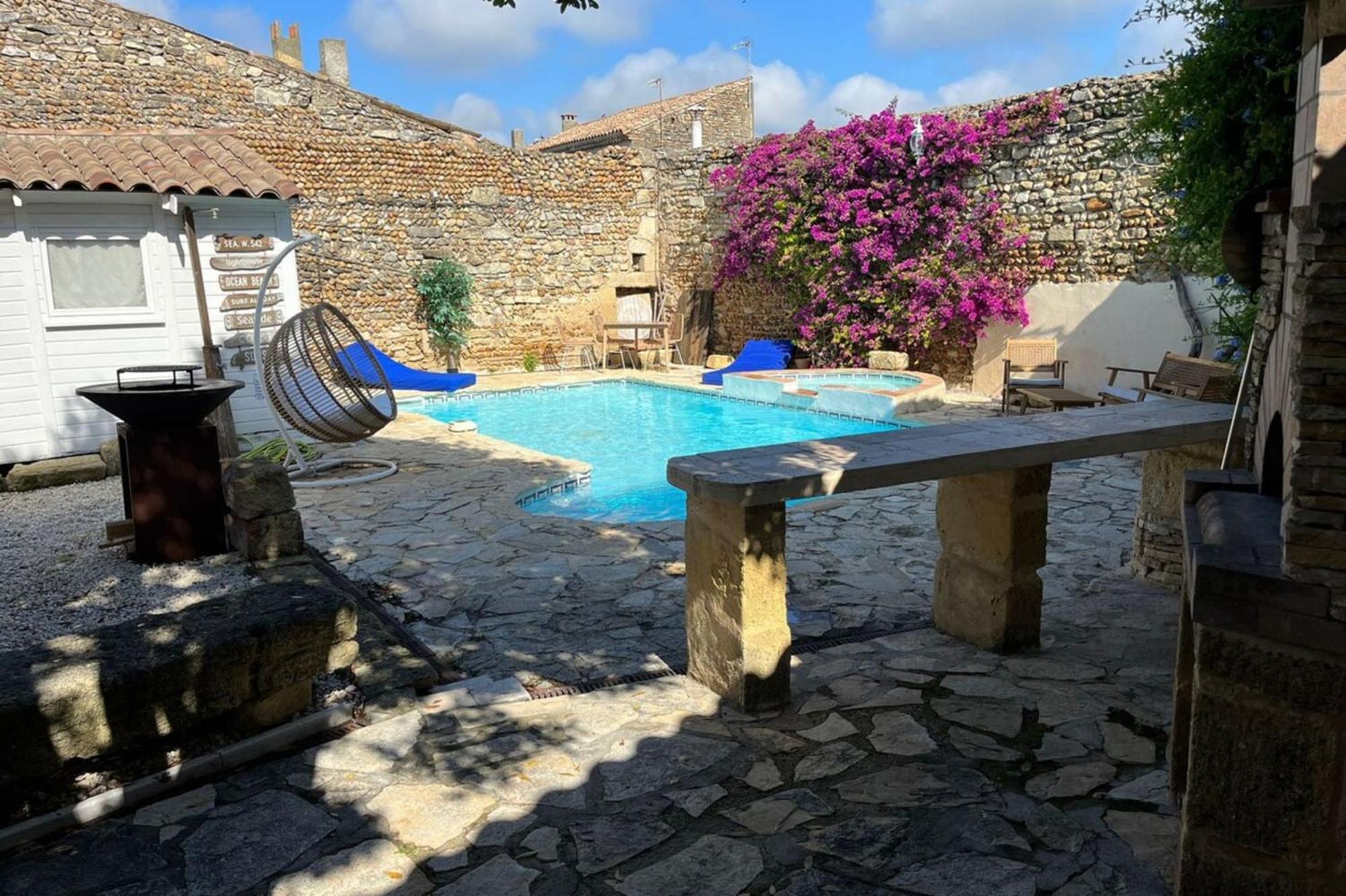 Casa Angel -Bohemian Villa With Swimming Pool And Air Conditioning! Vauvert Zewnętrze zdjęcie
